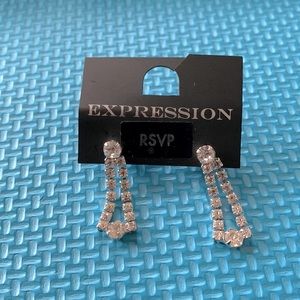Expression brand new rhinestone earrings made in China